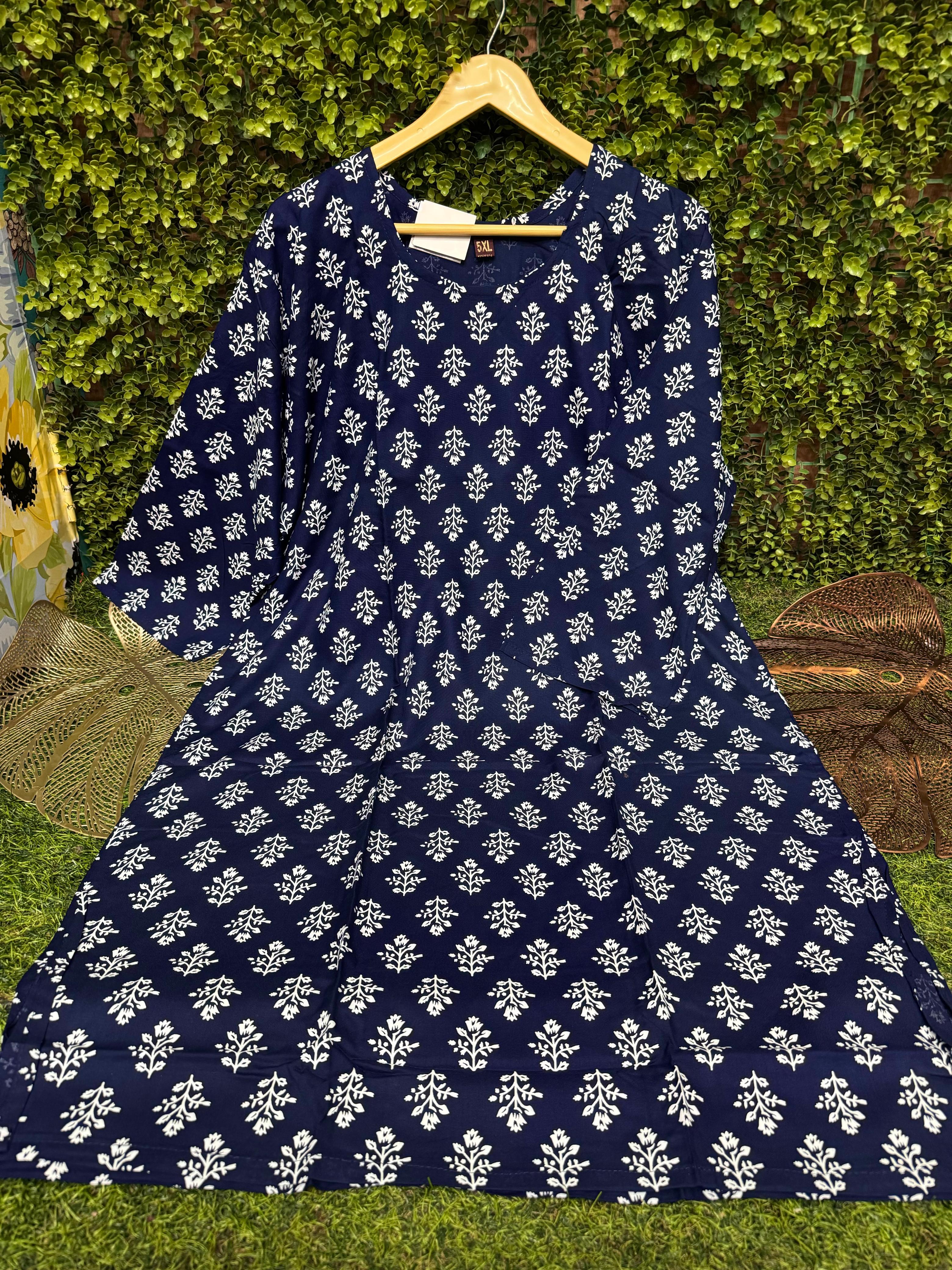 PLUS SIZE - SIDE OPEN KURTIS