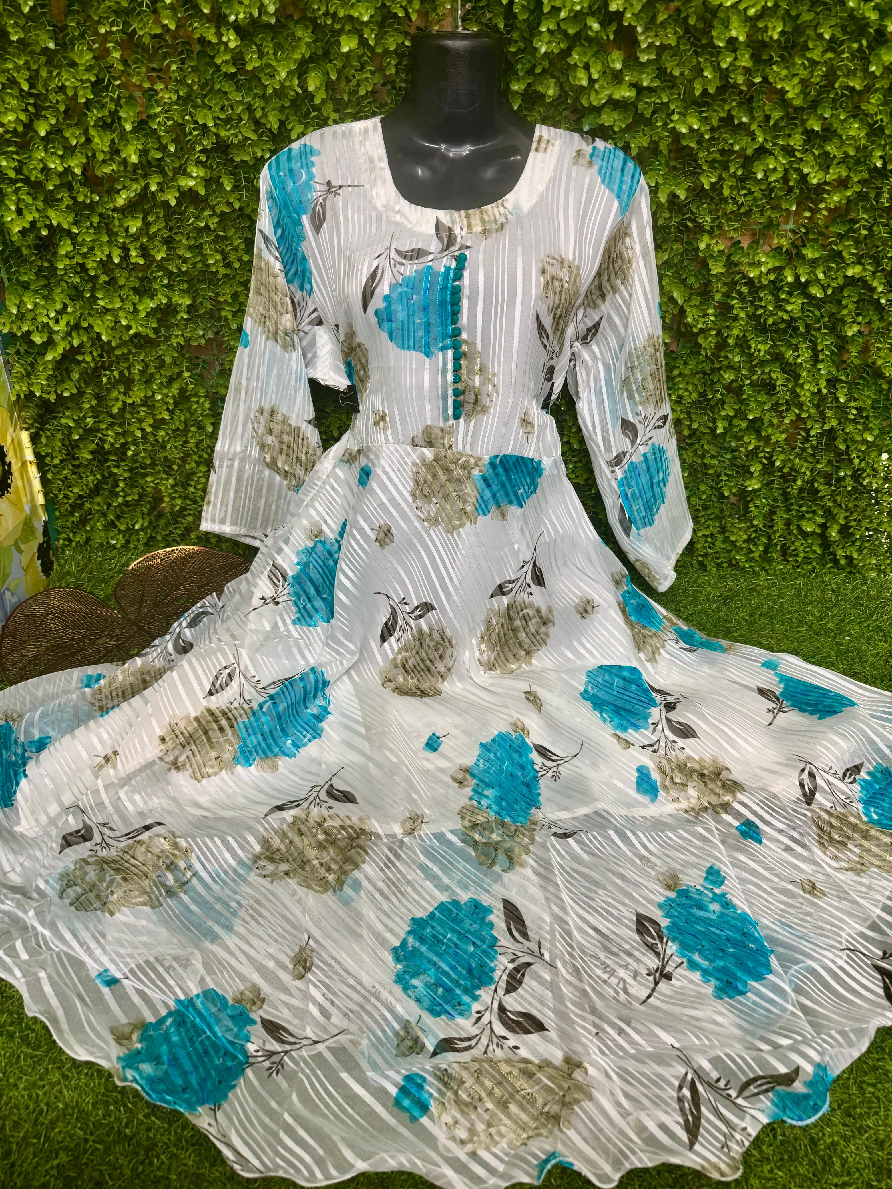 PLUS SIZE - GEORGETTE KURTIS