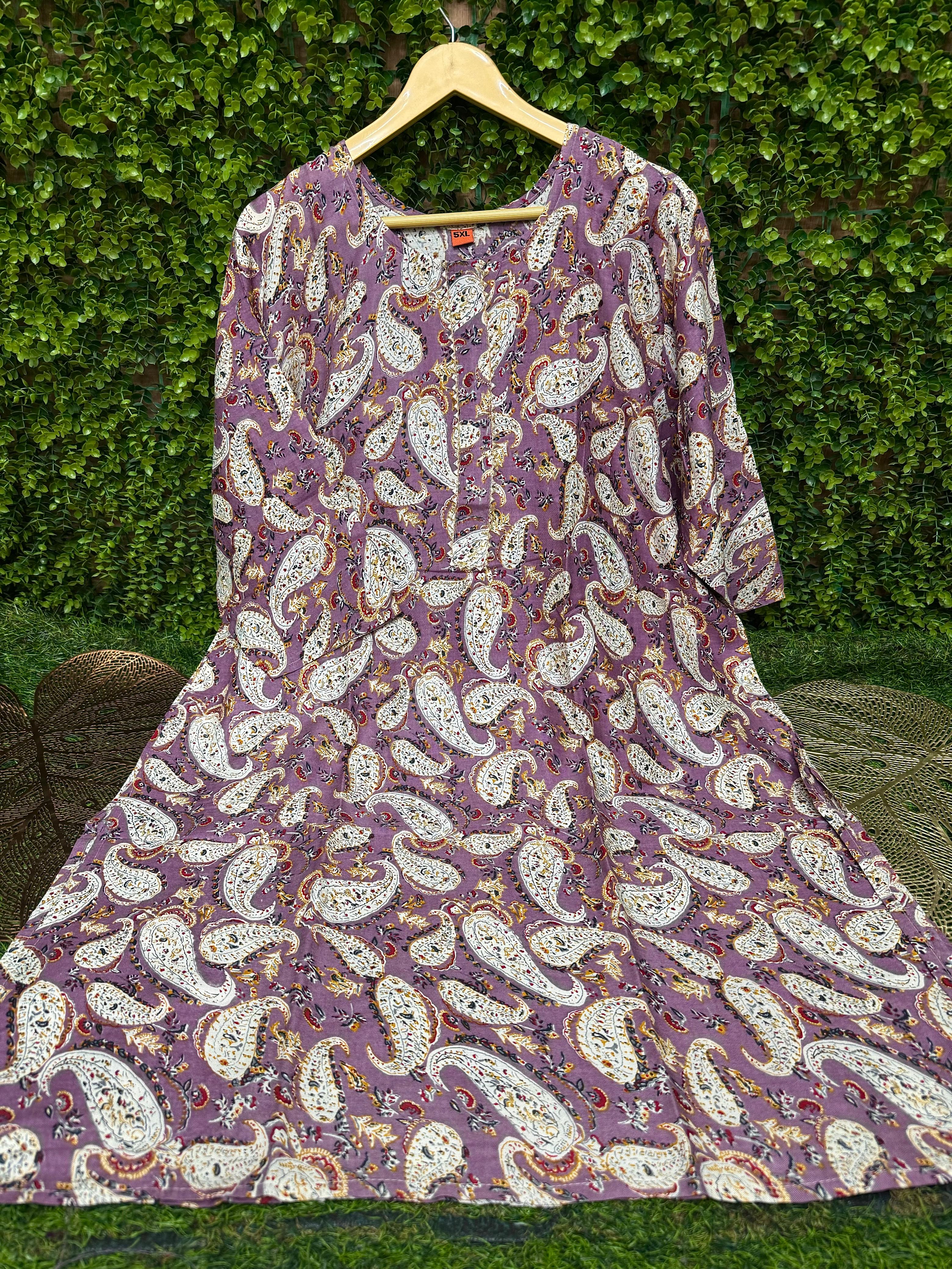 PLUS SIZE - SIDE OPEN KURTIS