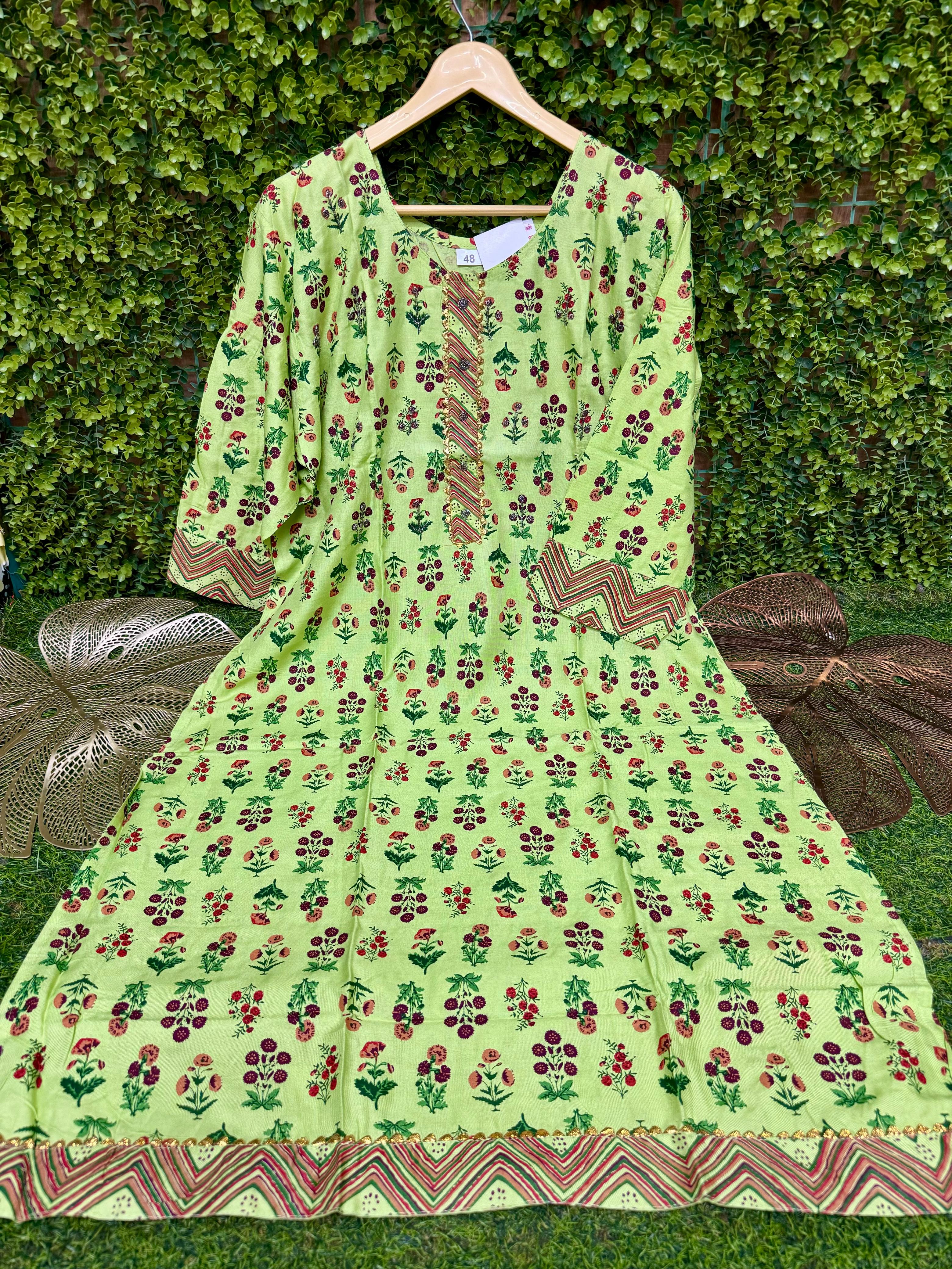 PLUS SIZE - SIDE OPEN KURTIS
