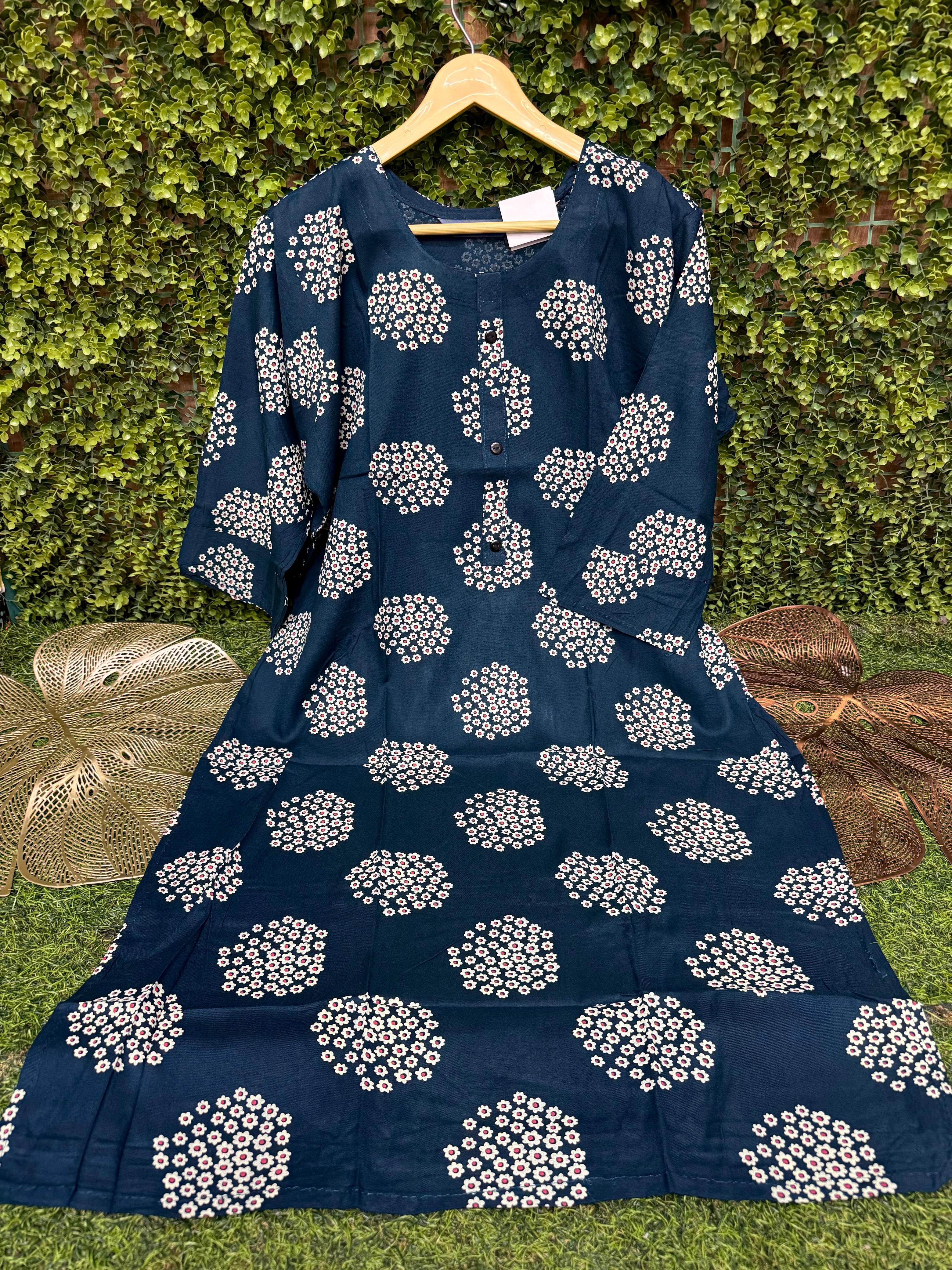 PLUS SIZE - SIDE OPEN KURTIS