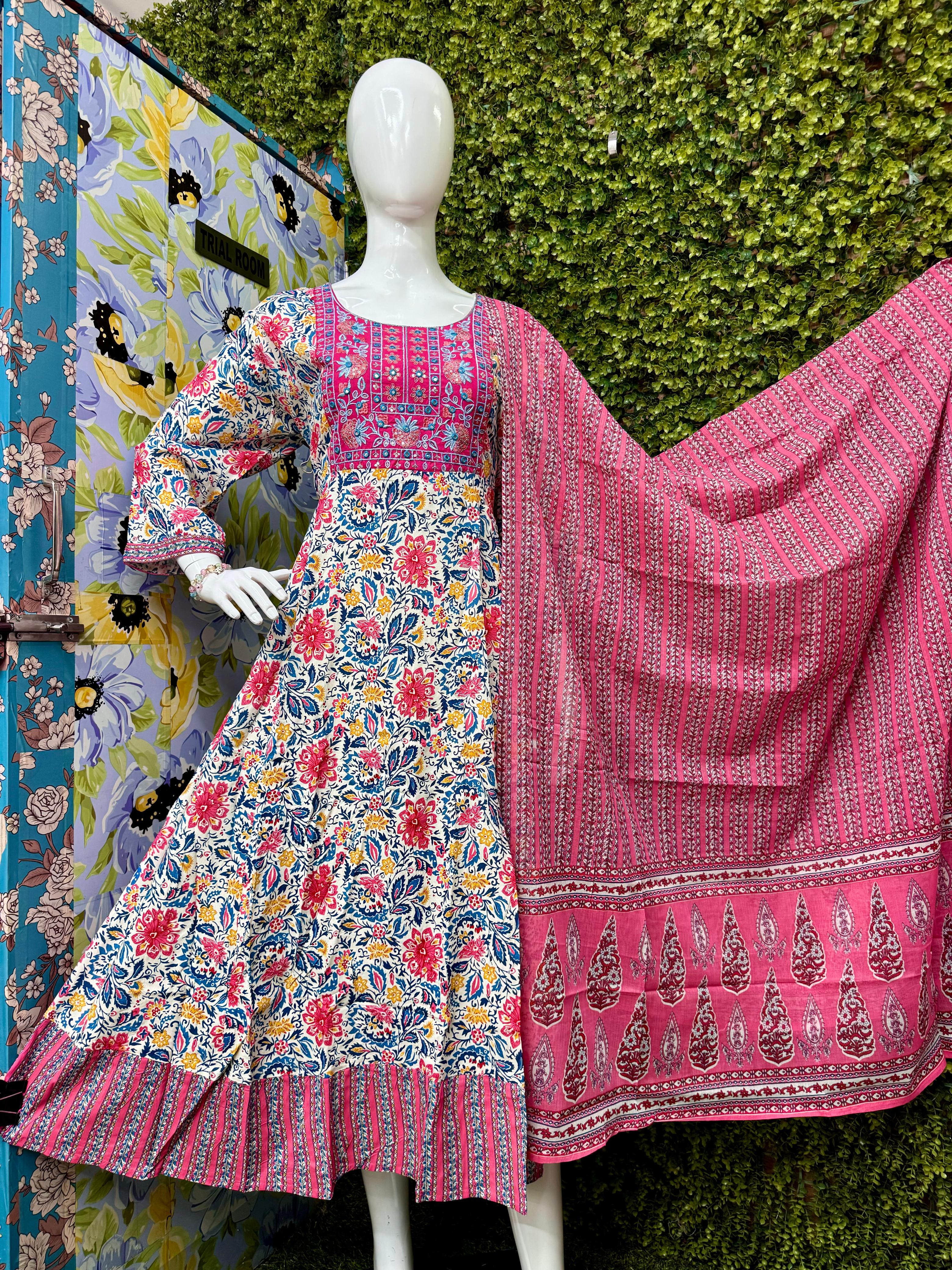 PLUS SIZE - KURTI WITH DUPATTA