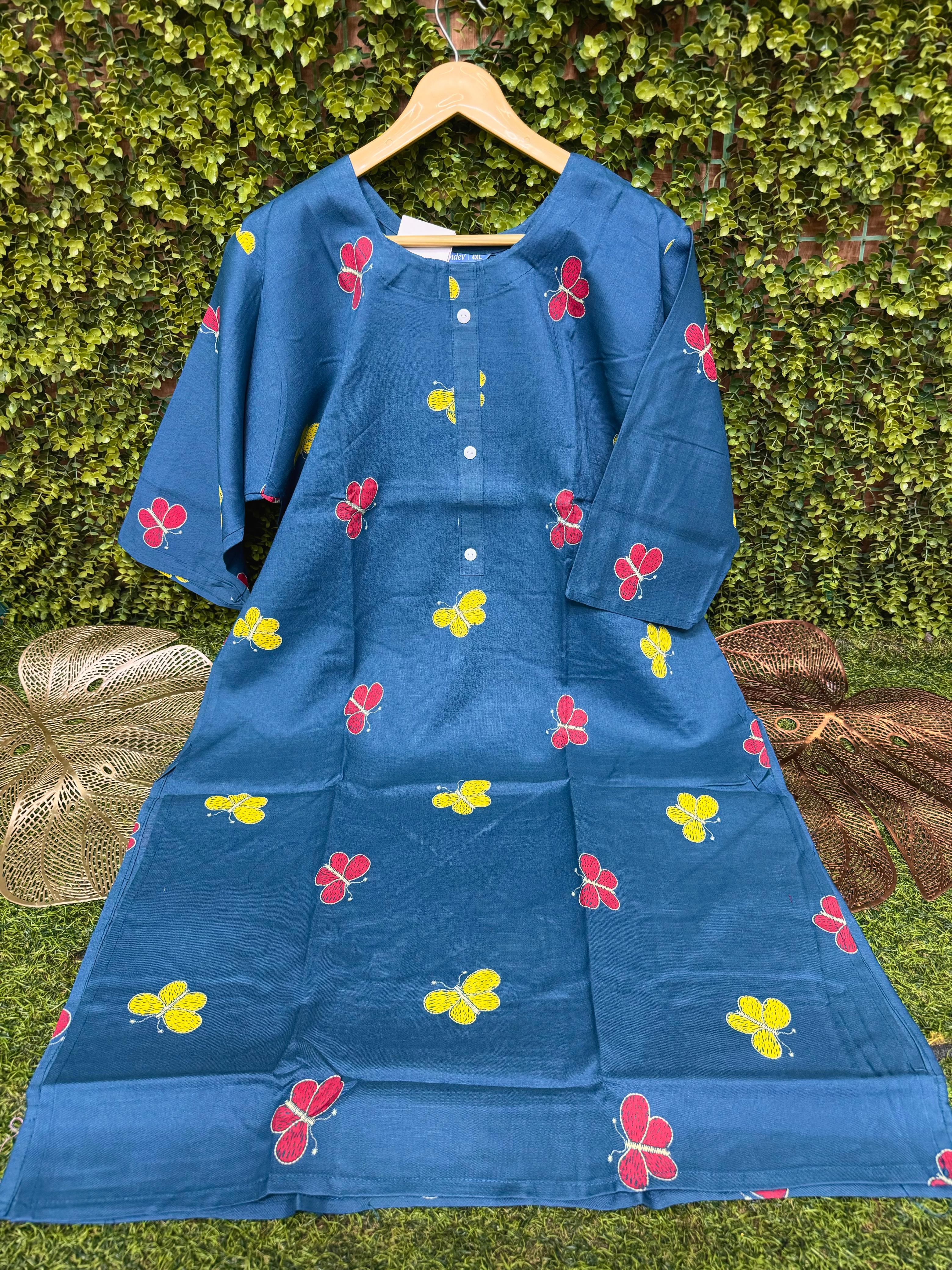 PLUS SIZE - SIDE OPEN KURTIS