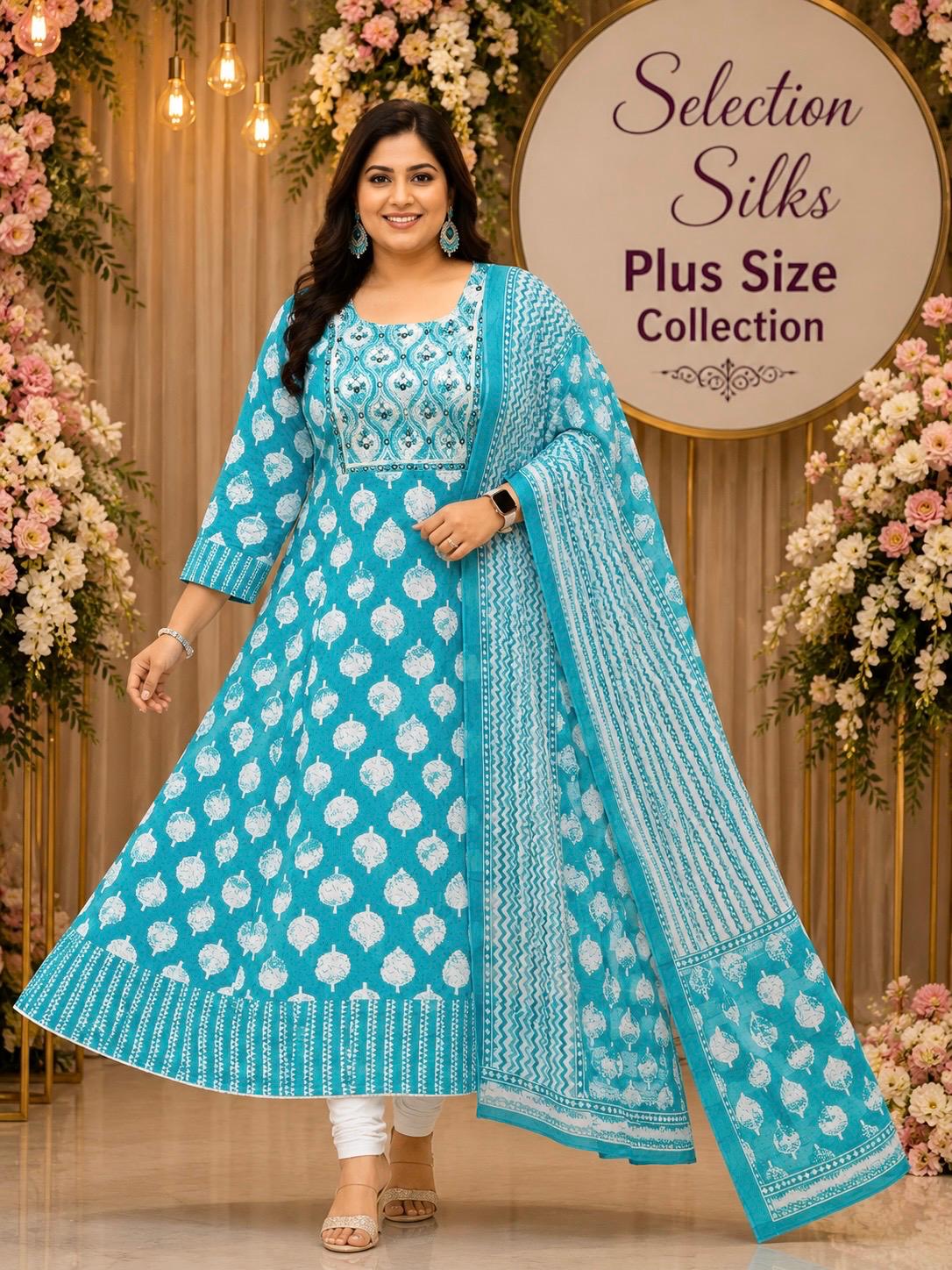PLUS SIZE - KURTI WITH DUPATTA