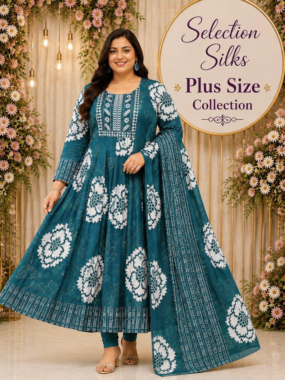 PLUS SIZE - KURTI WITH DUPATTA