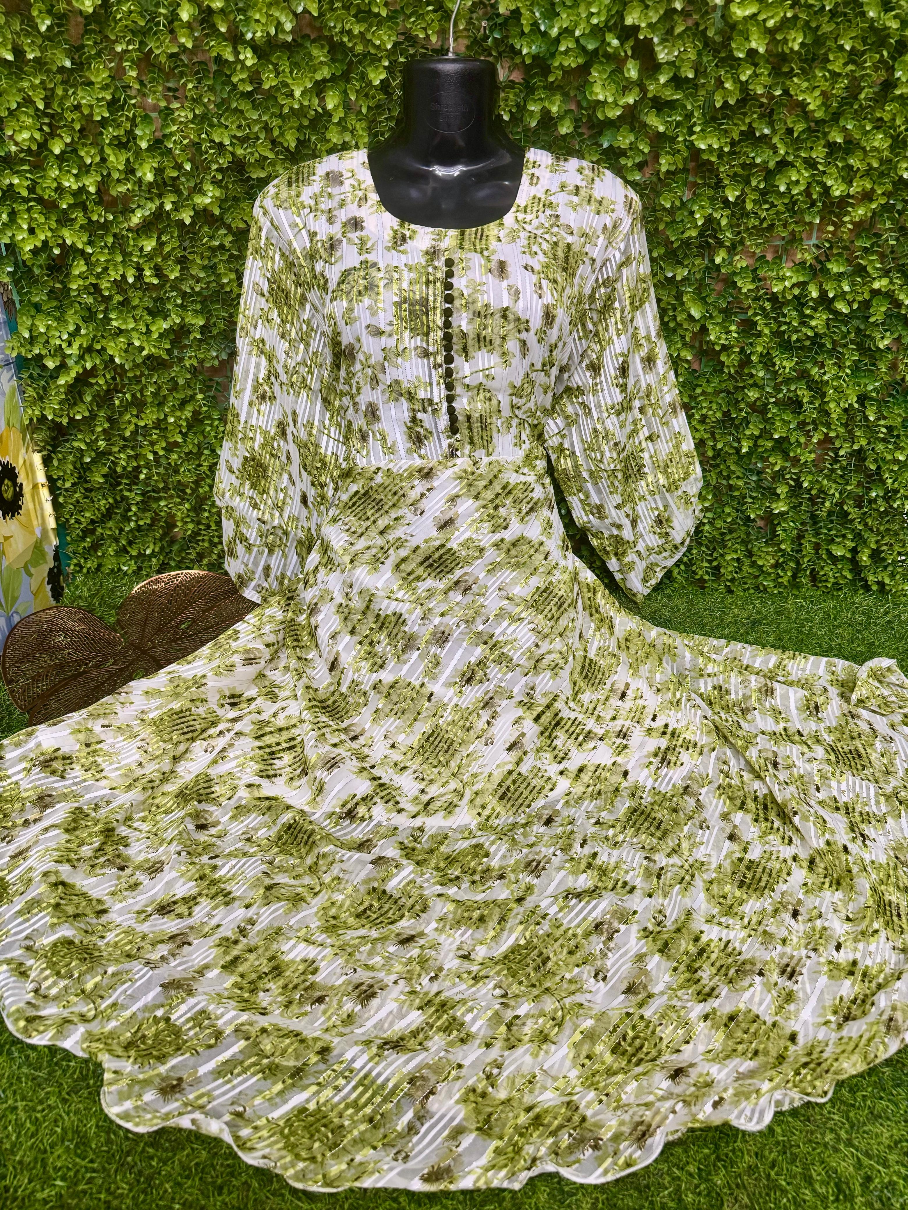 PLUS SIZE - GEORGETTE KURTIS