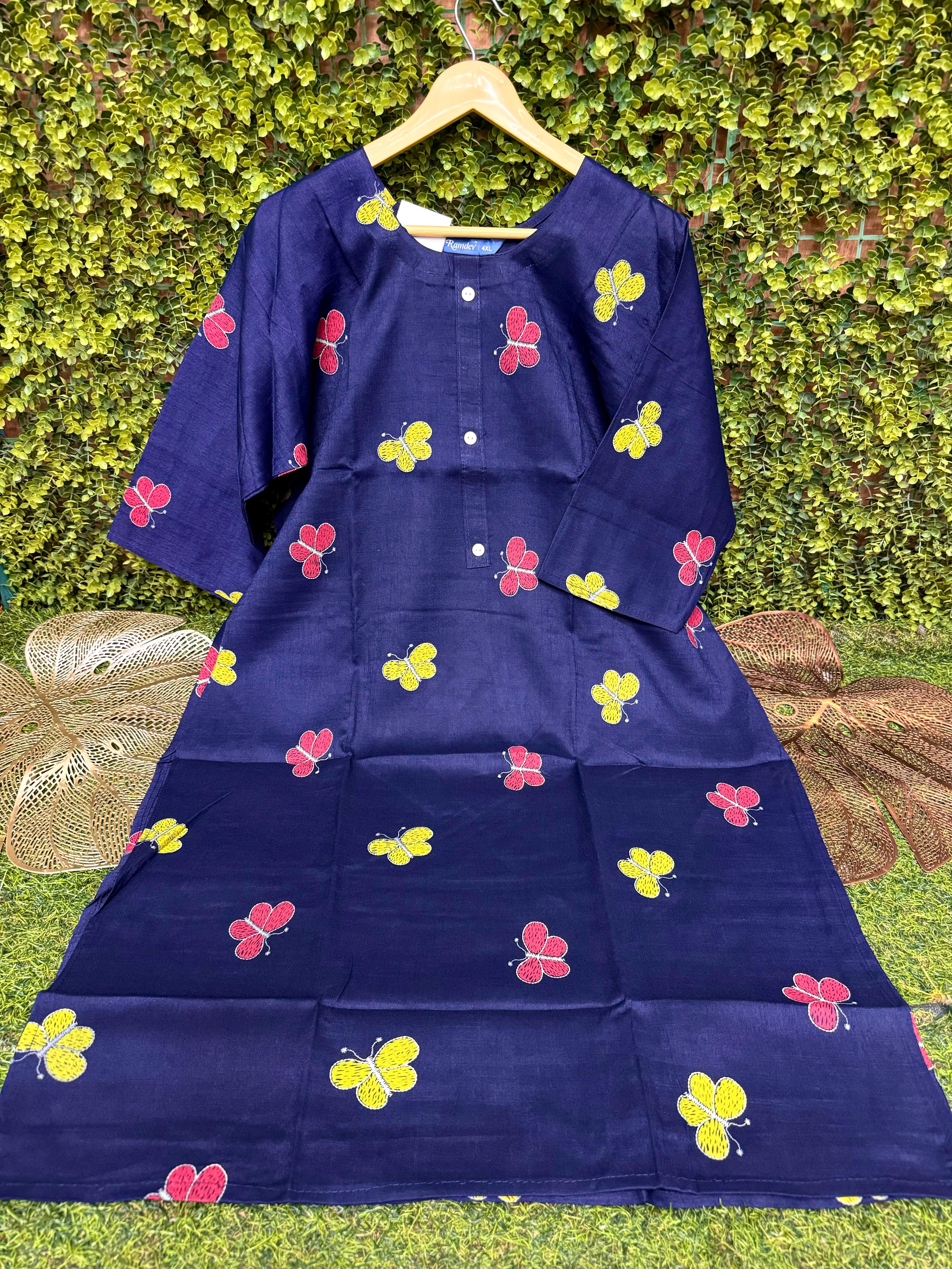 PLUS SIZE - SIDE OPEN KURTIS