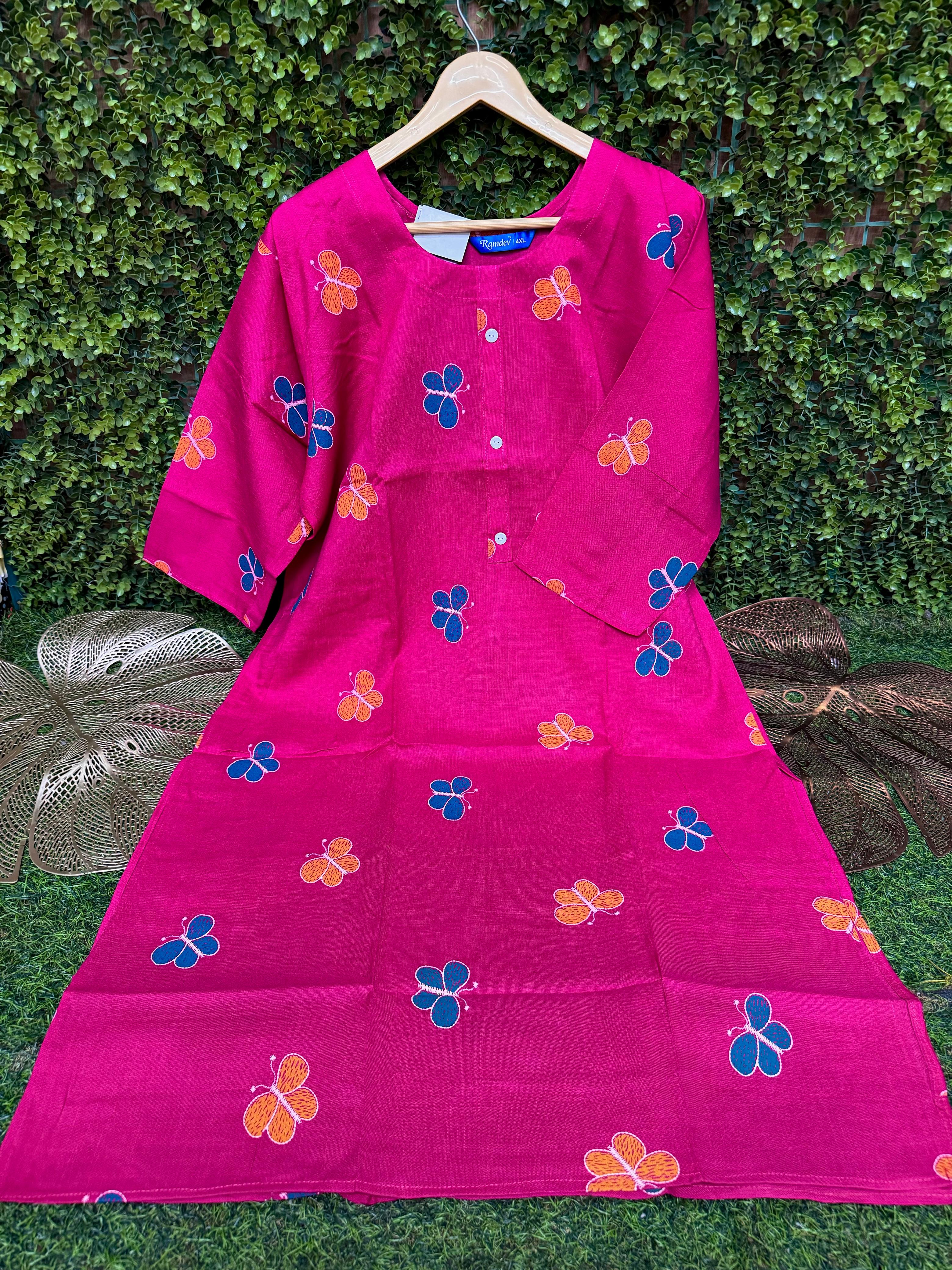PLUS SIZE - SIDE OPEN KURTIS