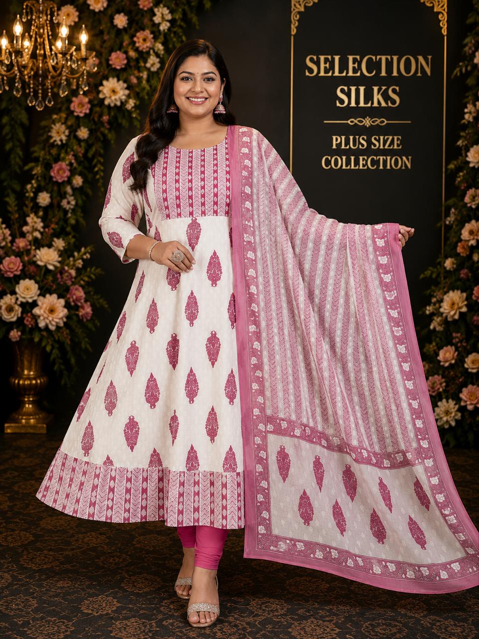 PLUS SIZE - KURTI WITH DUPATTA