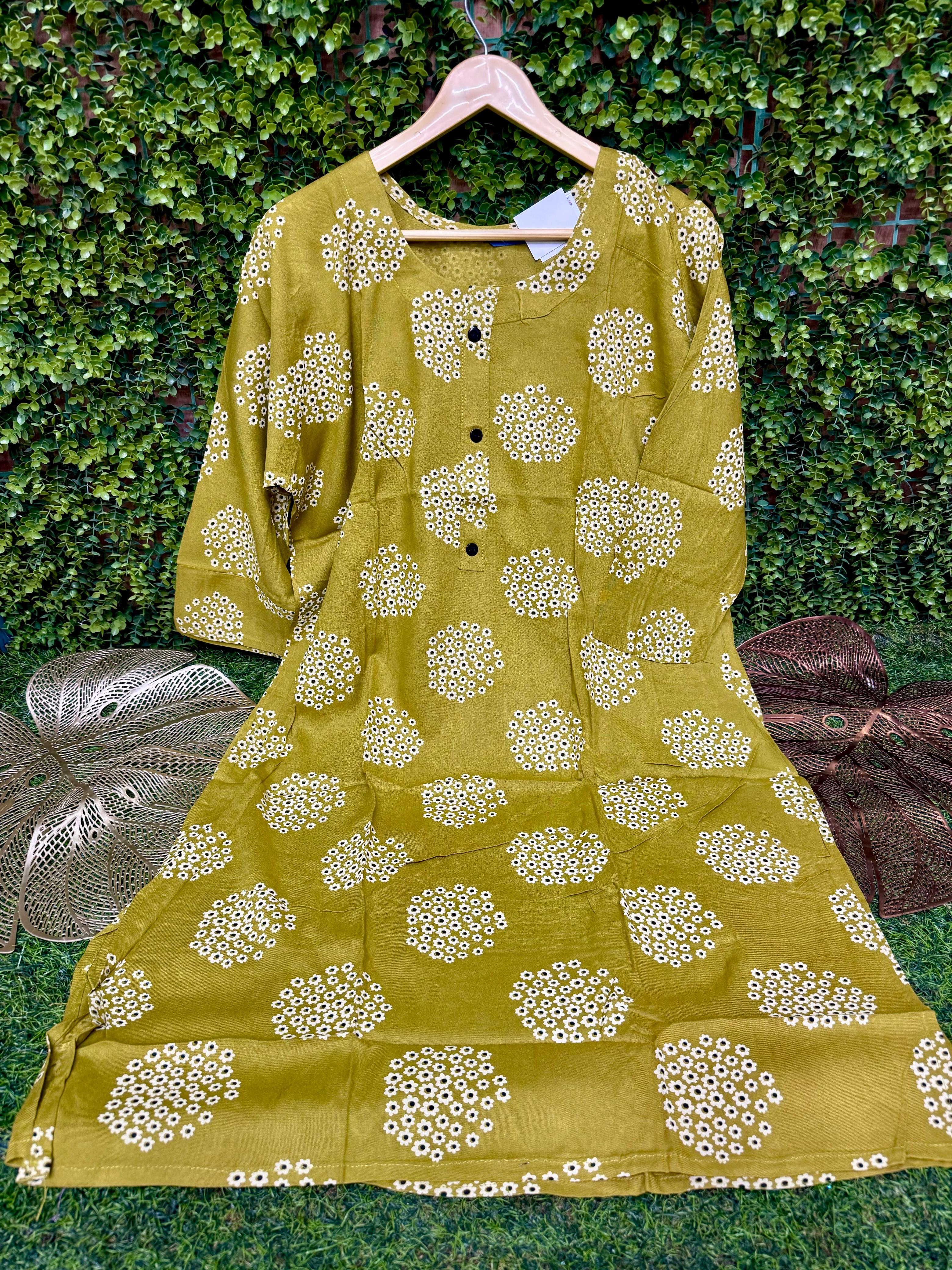 PLUS SIZE - SIDE OPEN KURTIS