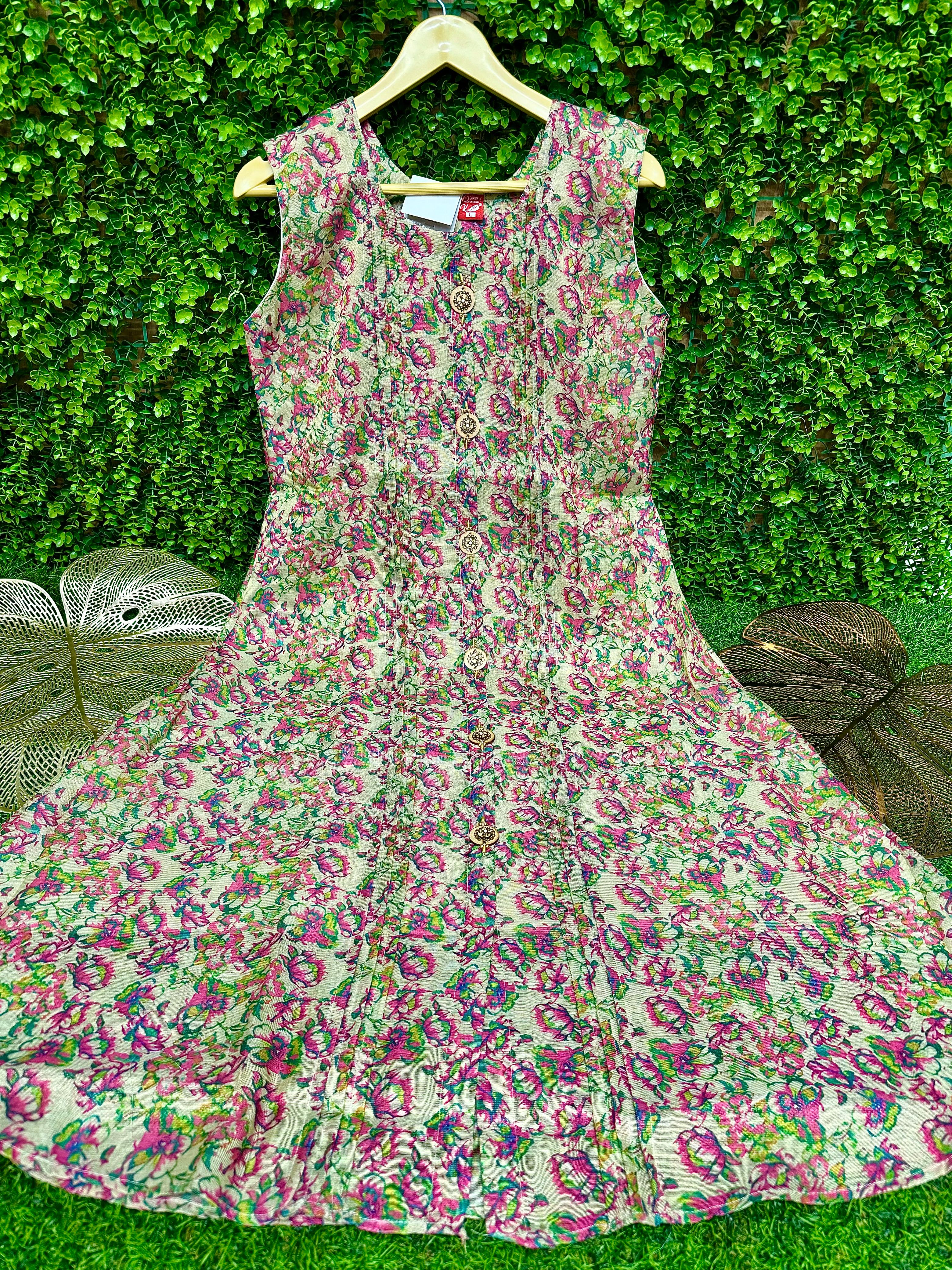 TISSUE KURTIS - A LINE