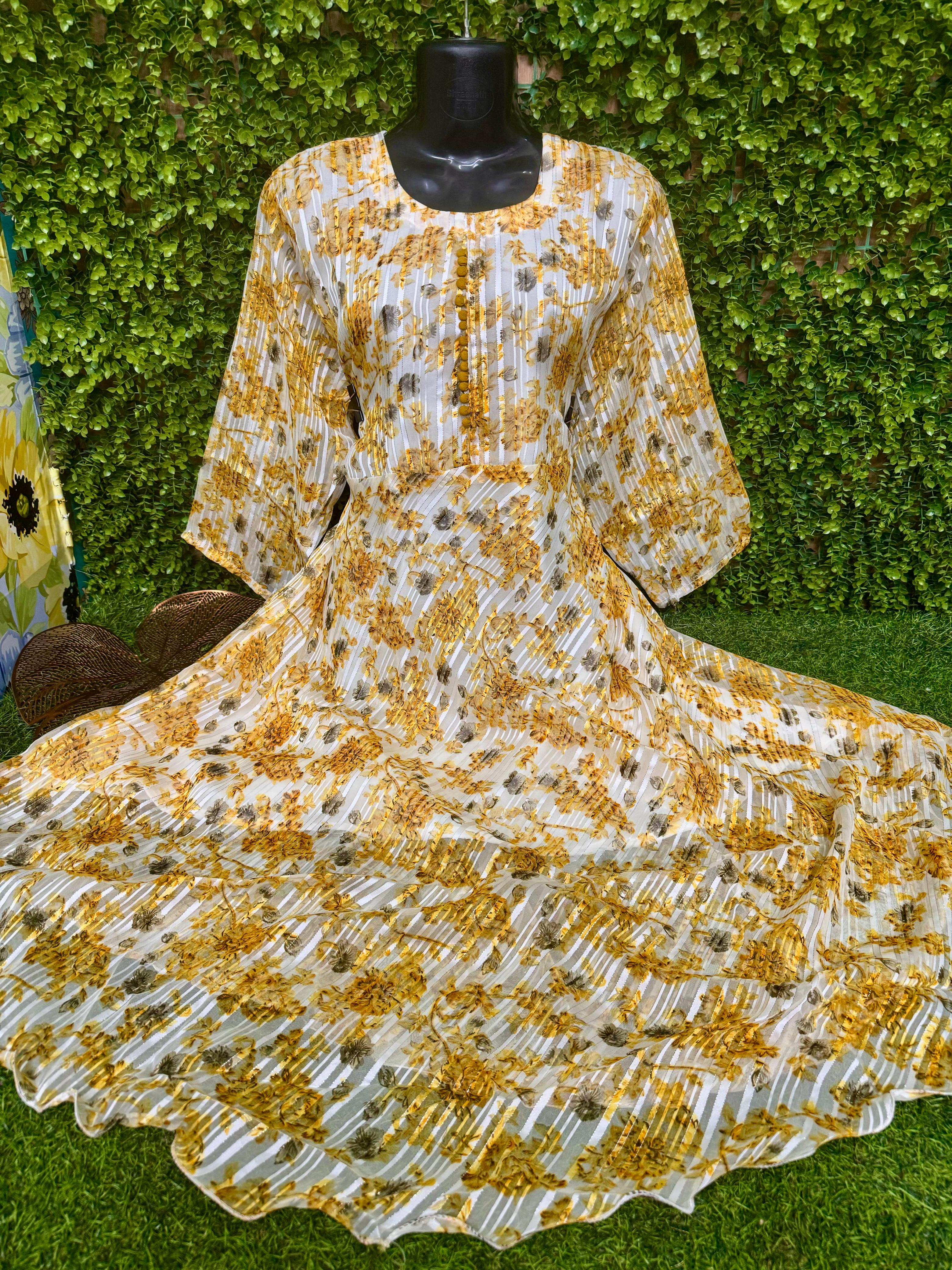 PLUS SIZE - GEORGETTE KURTIS