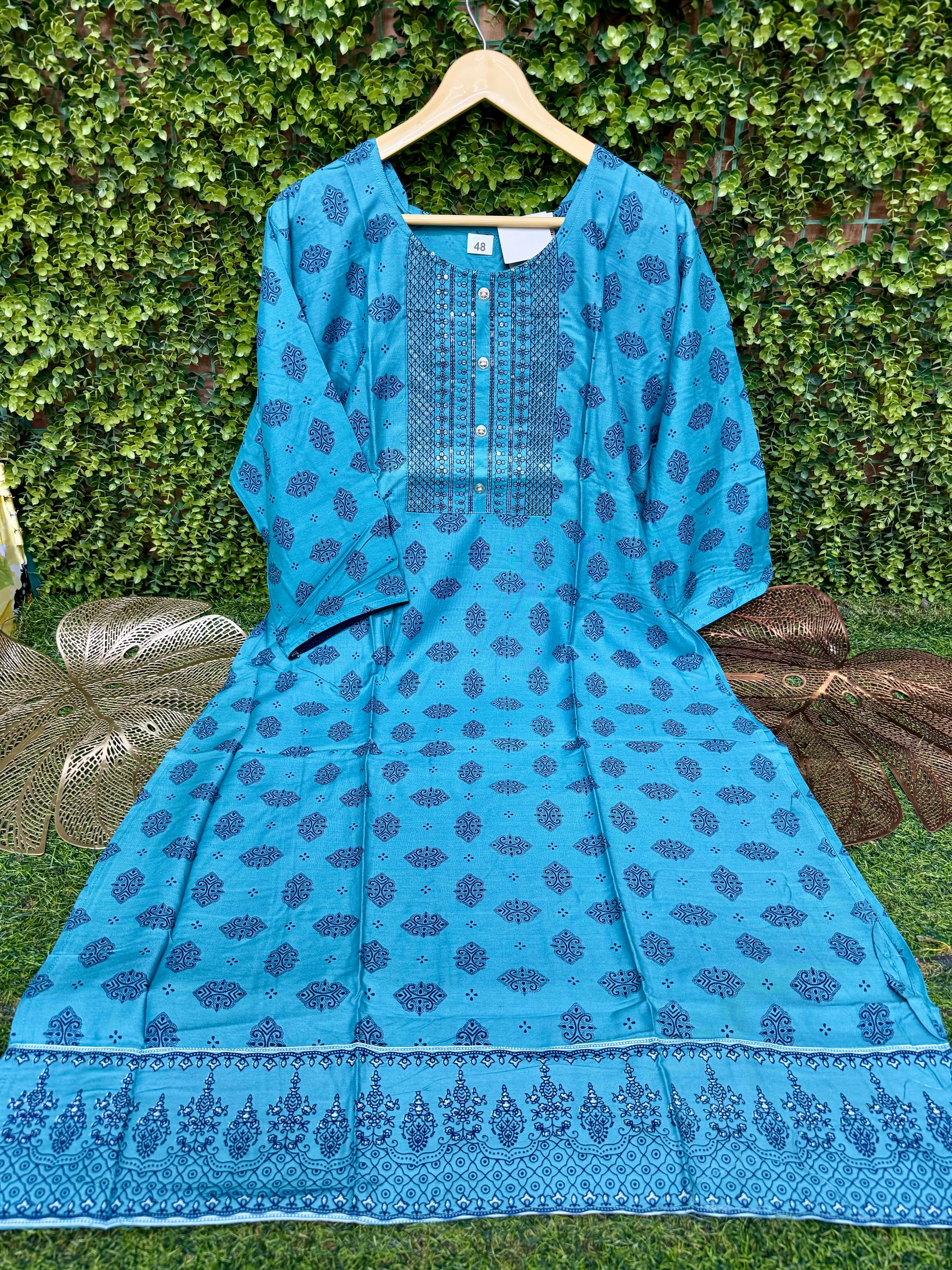PLUS SIZE - SIDE OPEN KURTIS