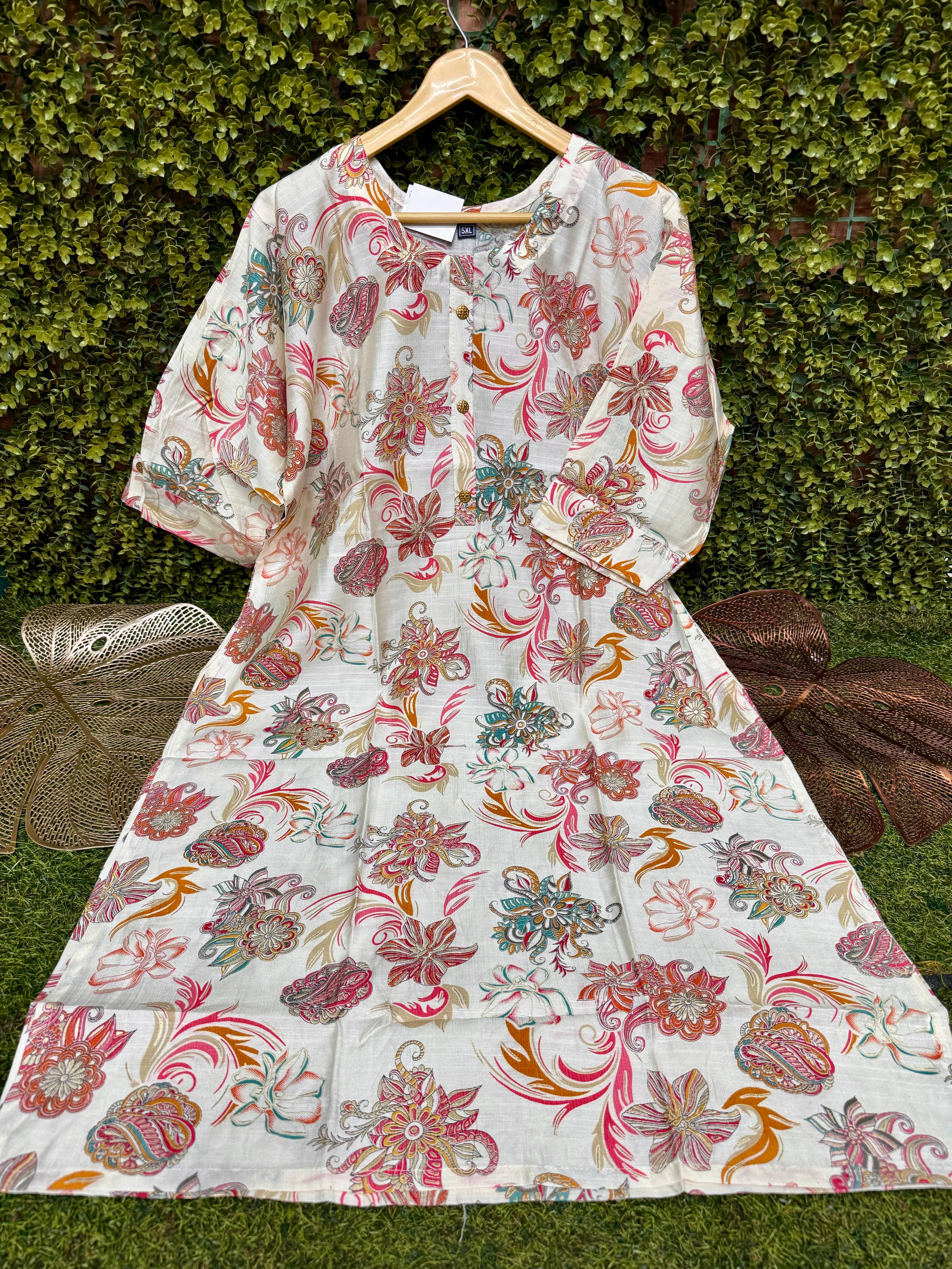 PLUS SIZE - SIDE OPEN KURTIS