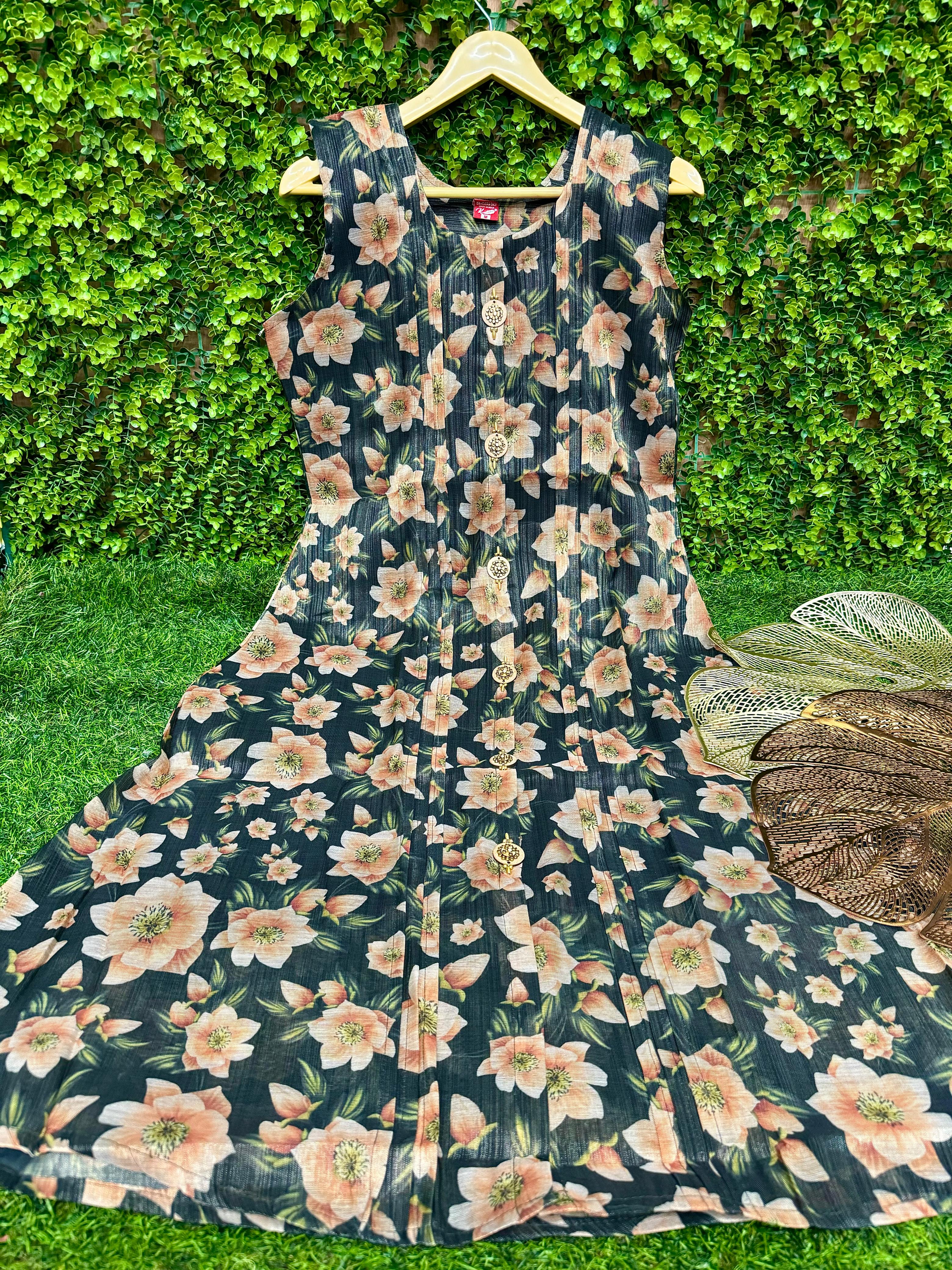TISSUE KURTIS - A LINE