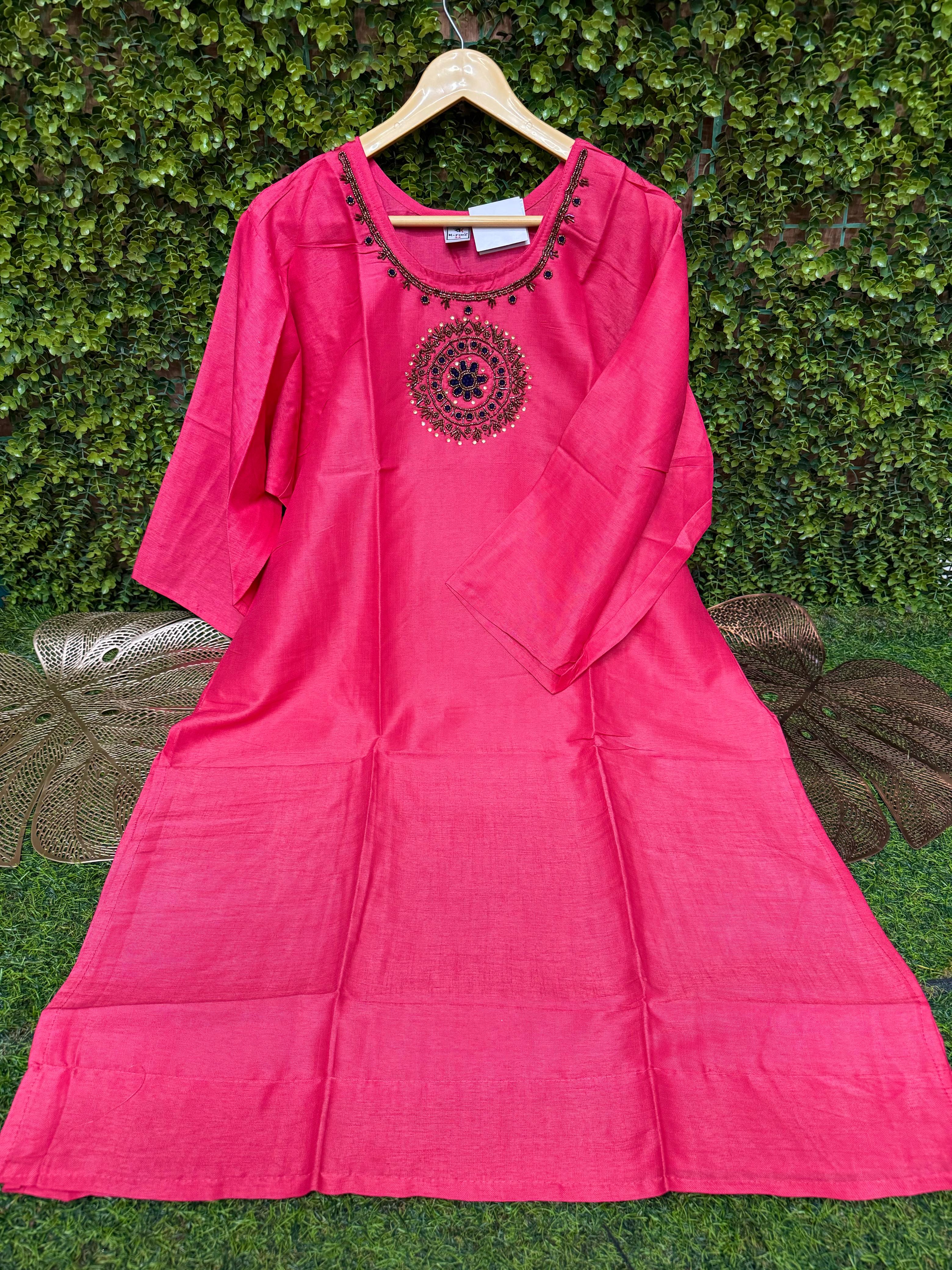 PLUS SIZE - SIDE OPEN KURTIS