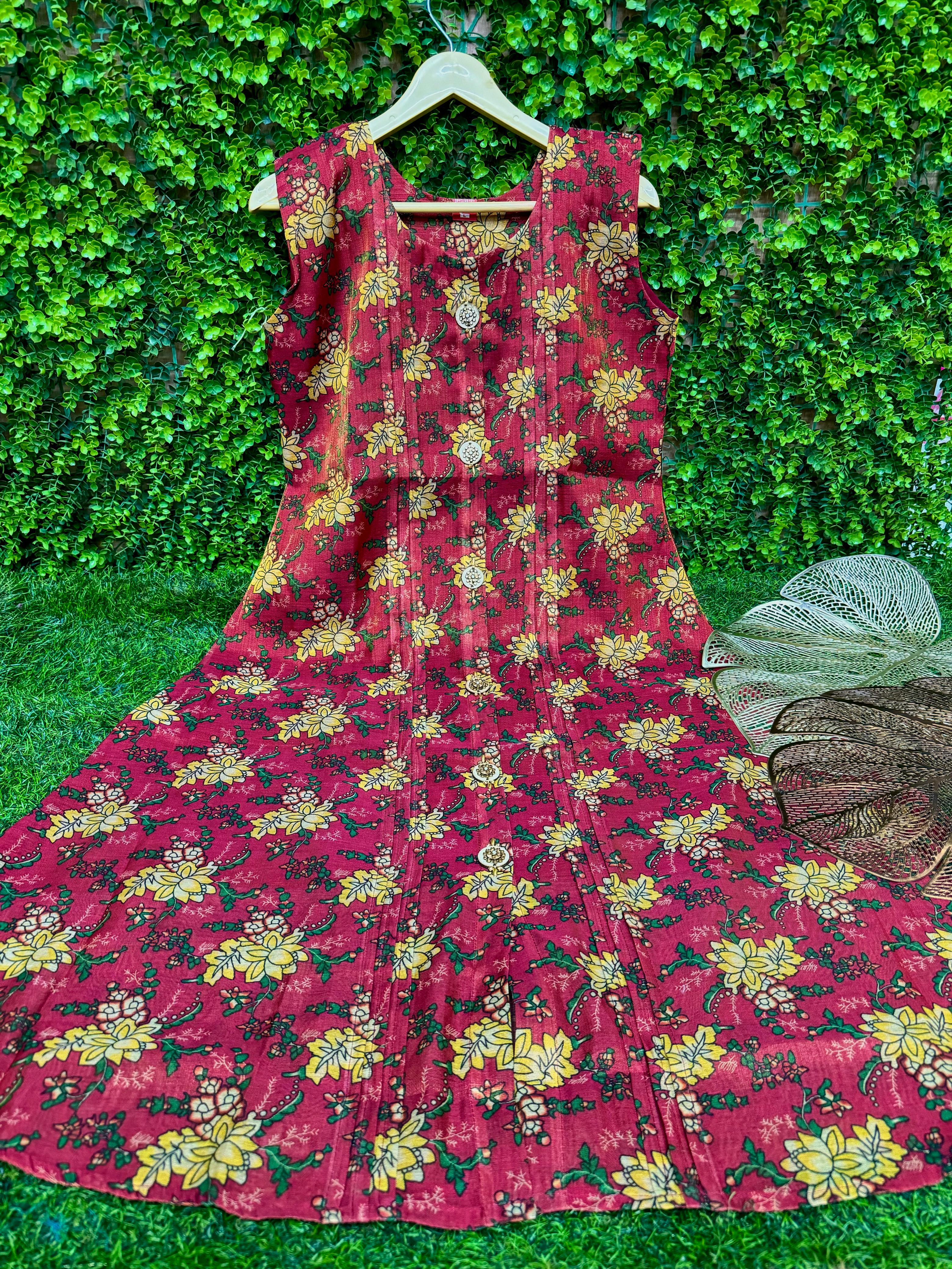 TISSUE KURTIS - A LINE