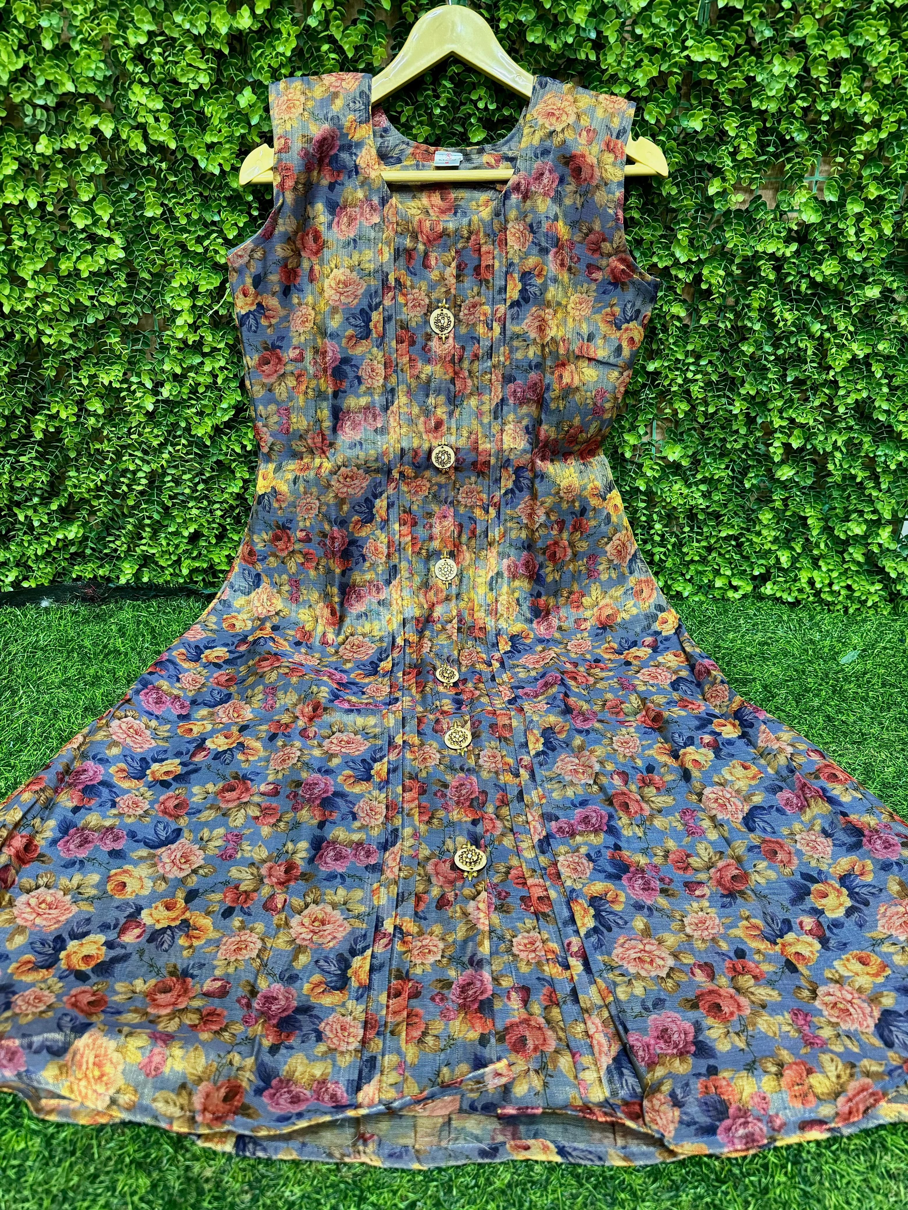 TISSUE KURTIS - A LINE