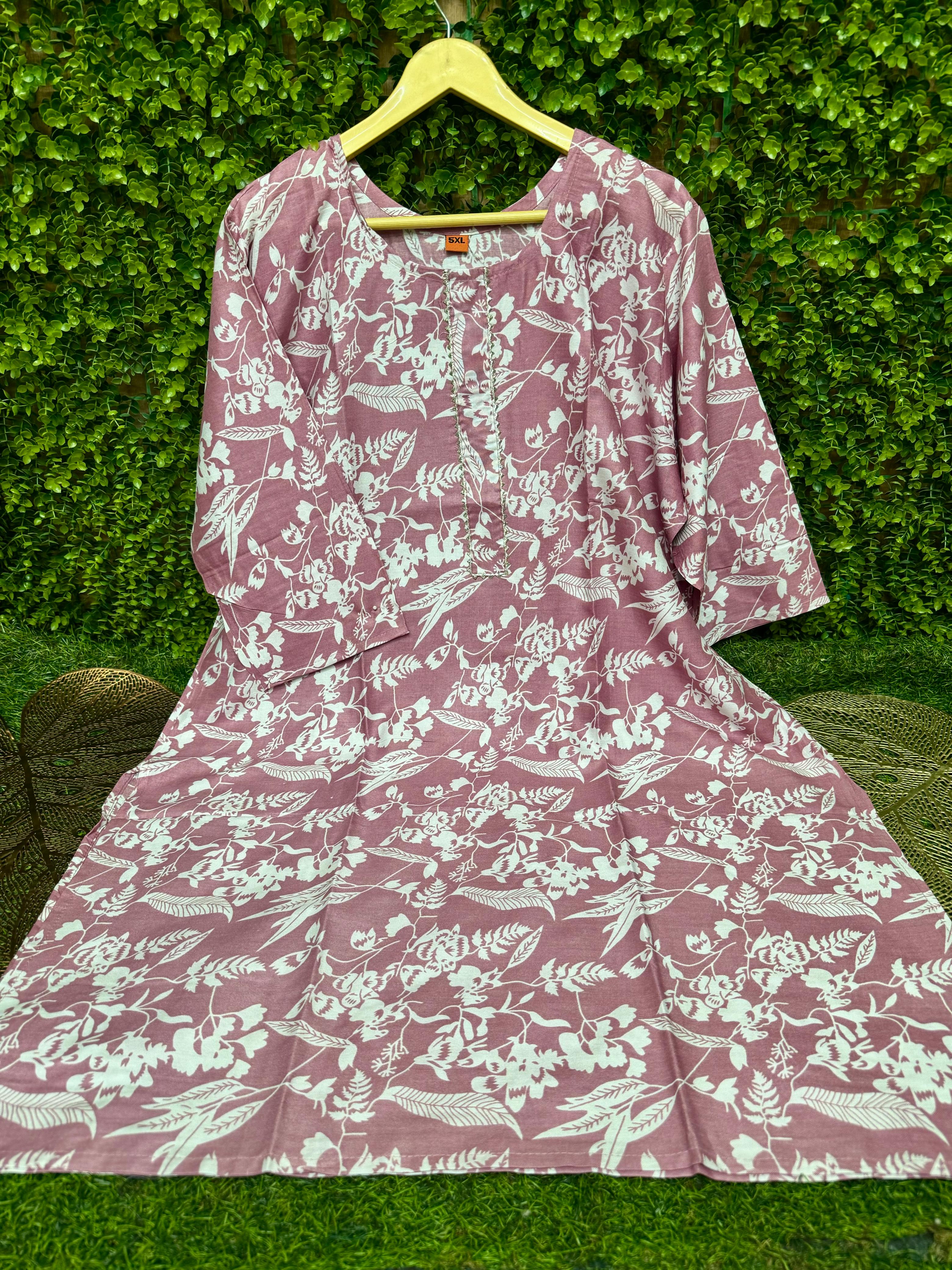 PLUS SIZE - SIDE OPEN KURTIS