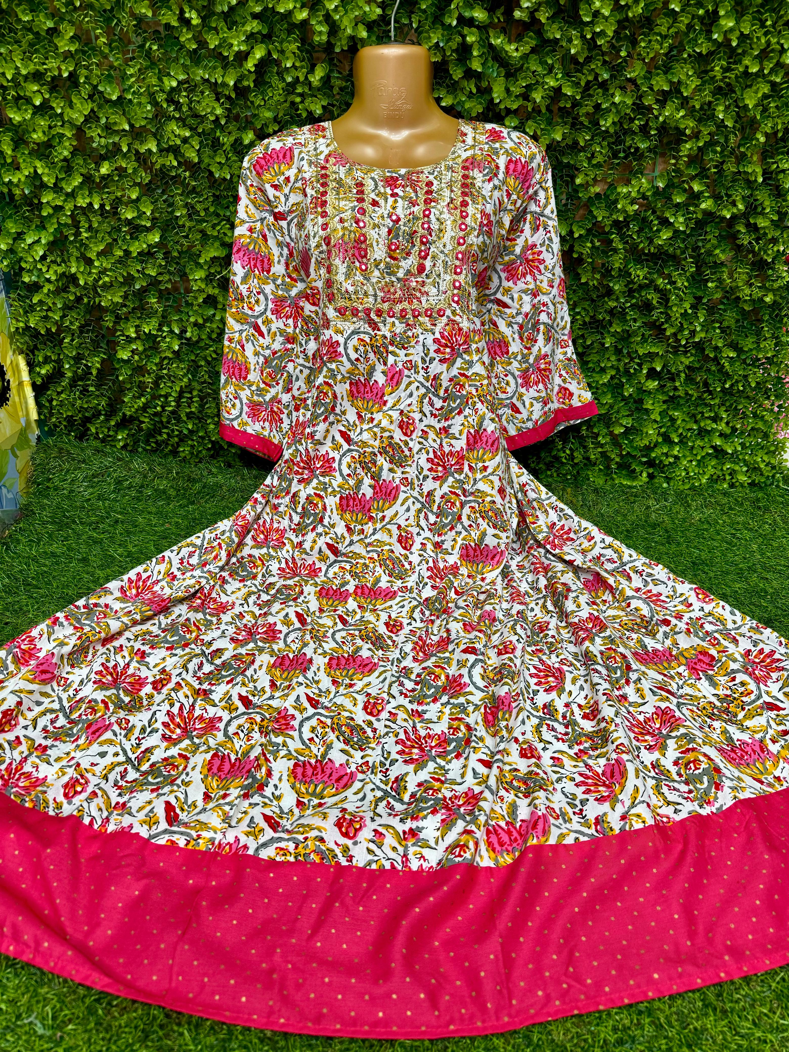 PLUS SIZE - LONG UMBRELLA KURTIS
