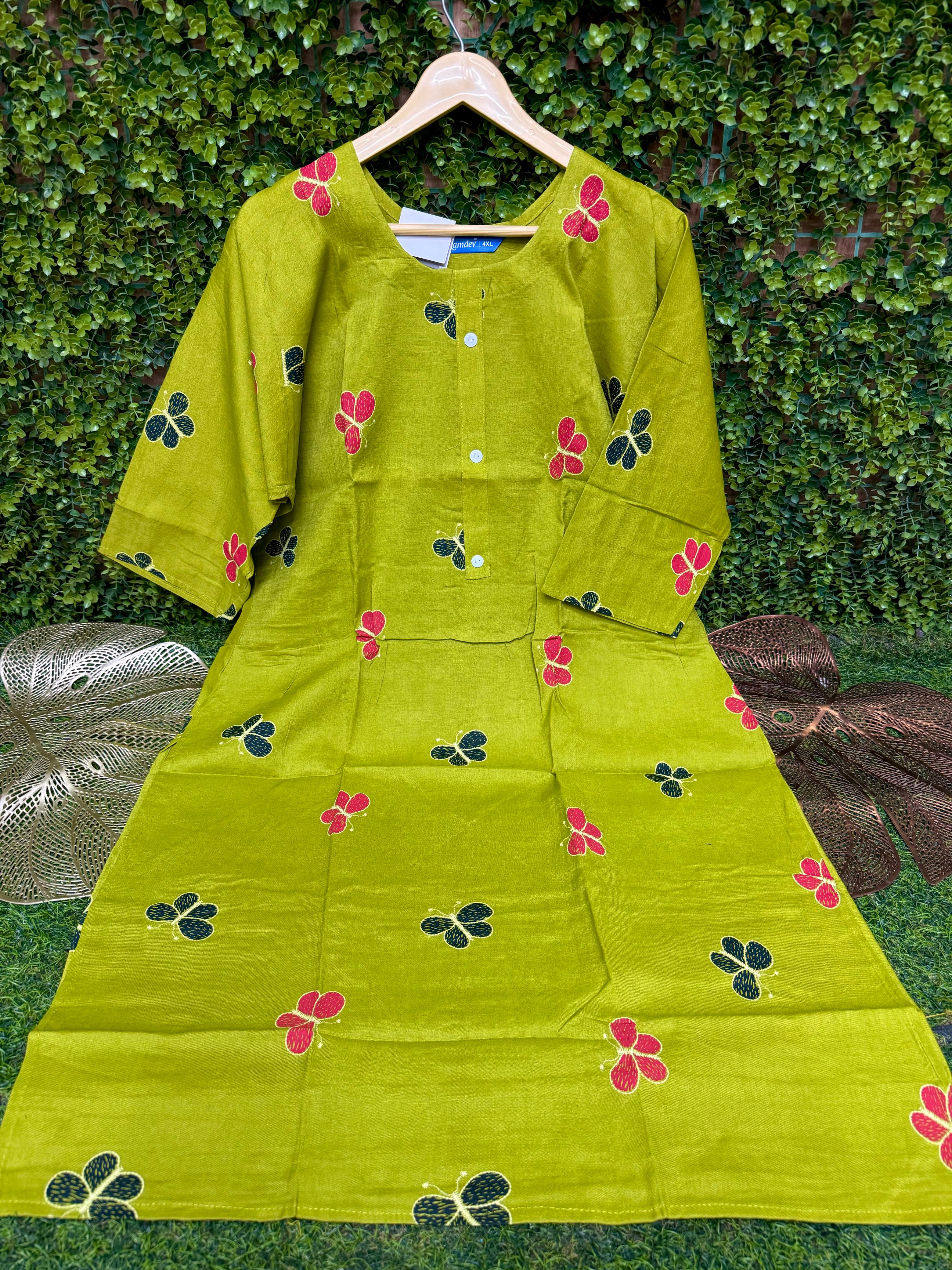 PLUS SIZE - SIDE OPEN KURTIS