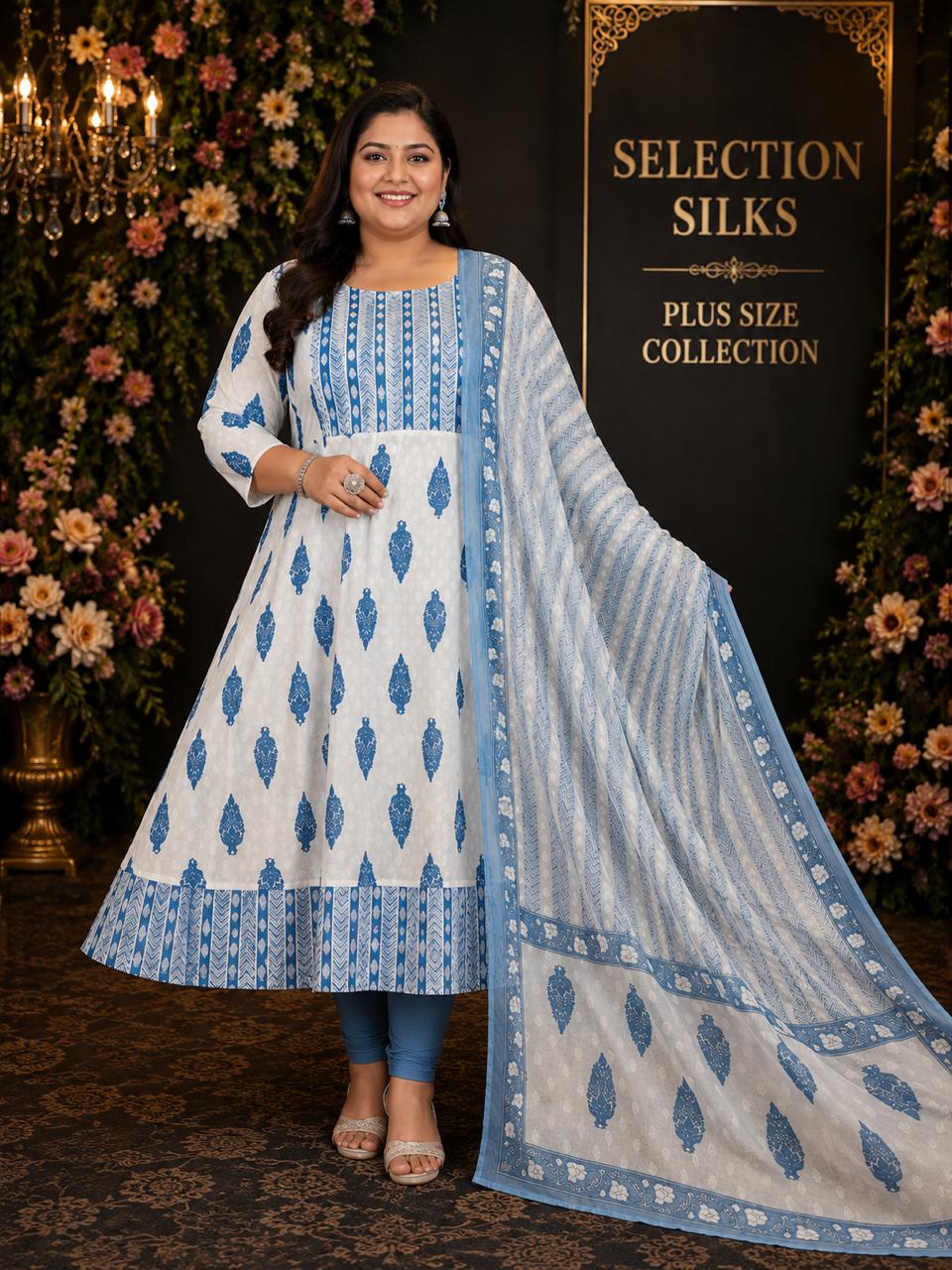PLUS SIZE - KURTI WITH DUPATTA