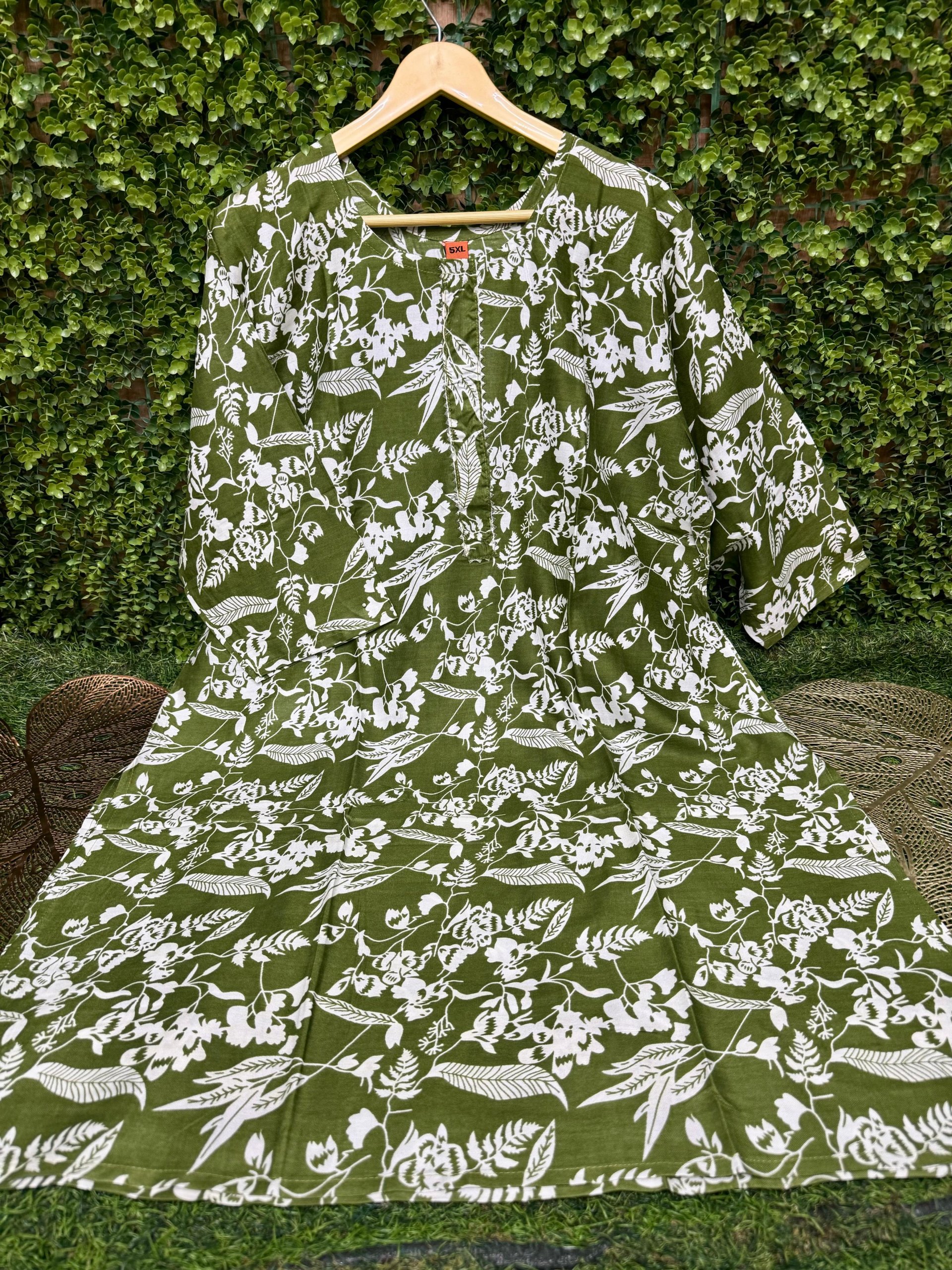 PLUS SIZE SIDE OPEN KURTIS